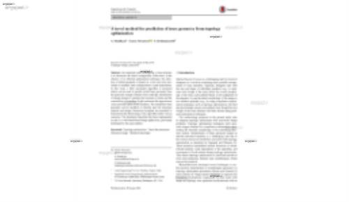 A novel method for prediction of truss geometry from topology optimization